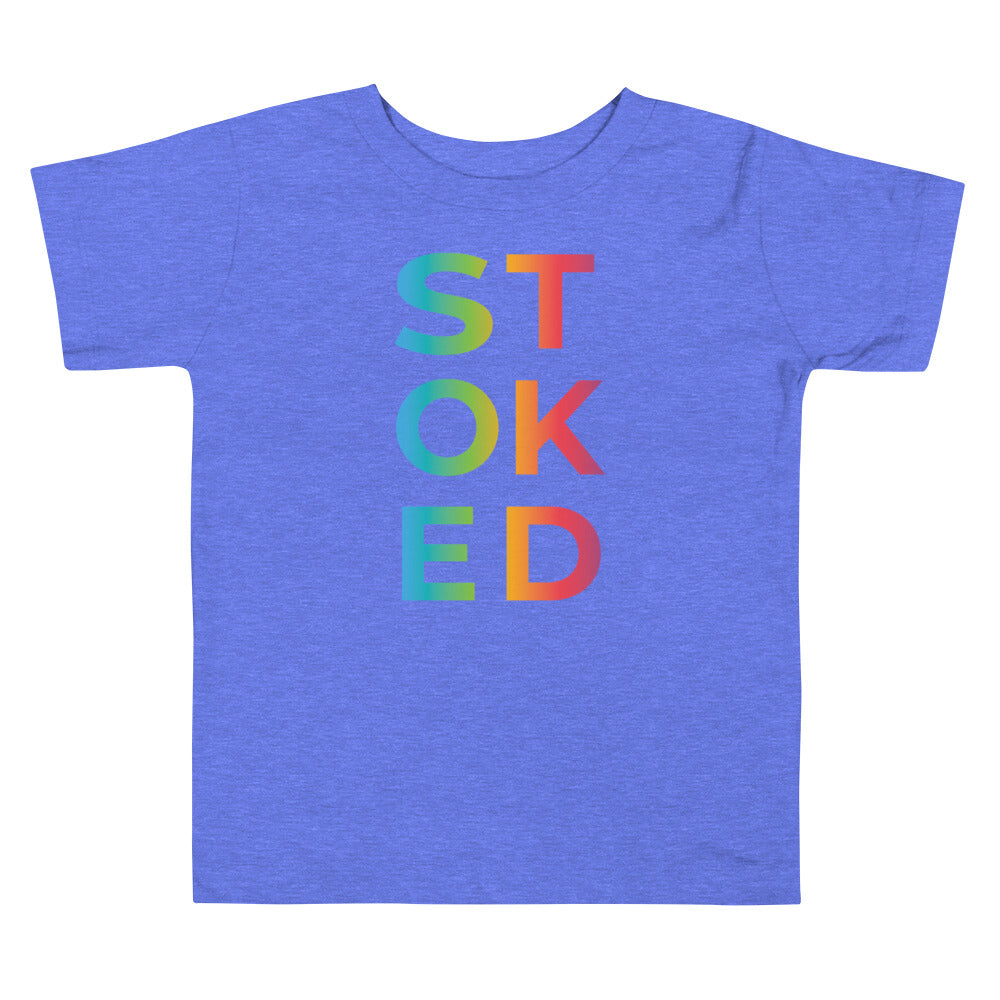 STOKED Rainbow Toddler Tee image 2