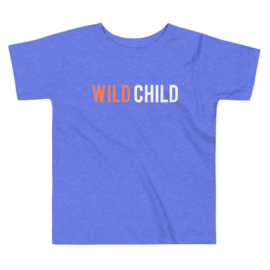 Wild Child Red Text Toddler Tee image 1
