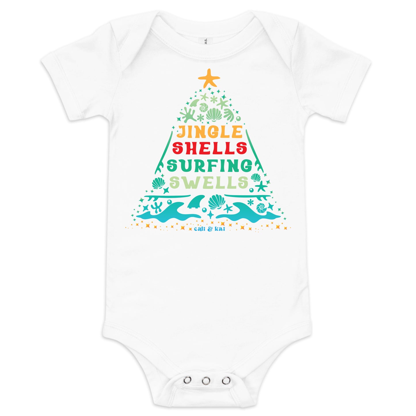 Jingle Shells Surfing Swells - Bodysuit image 1