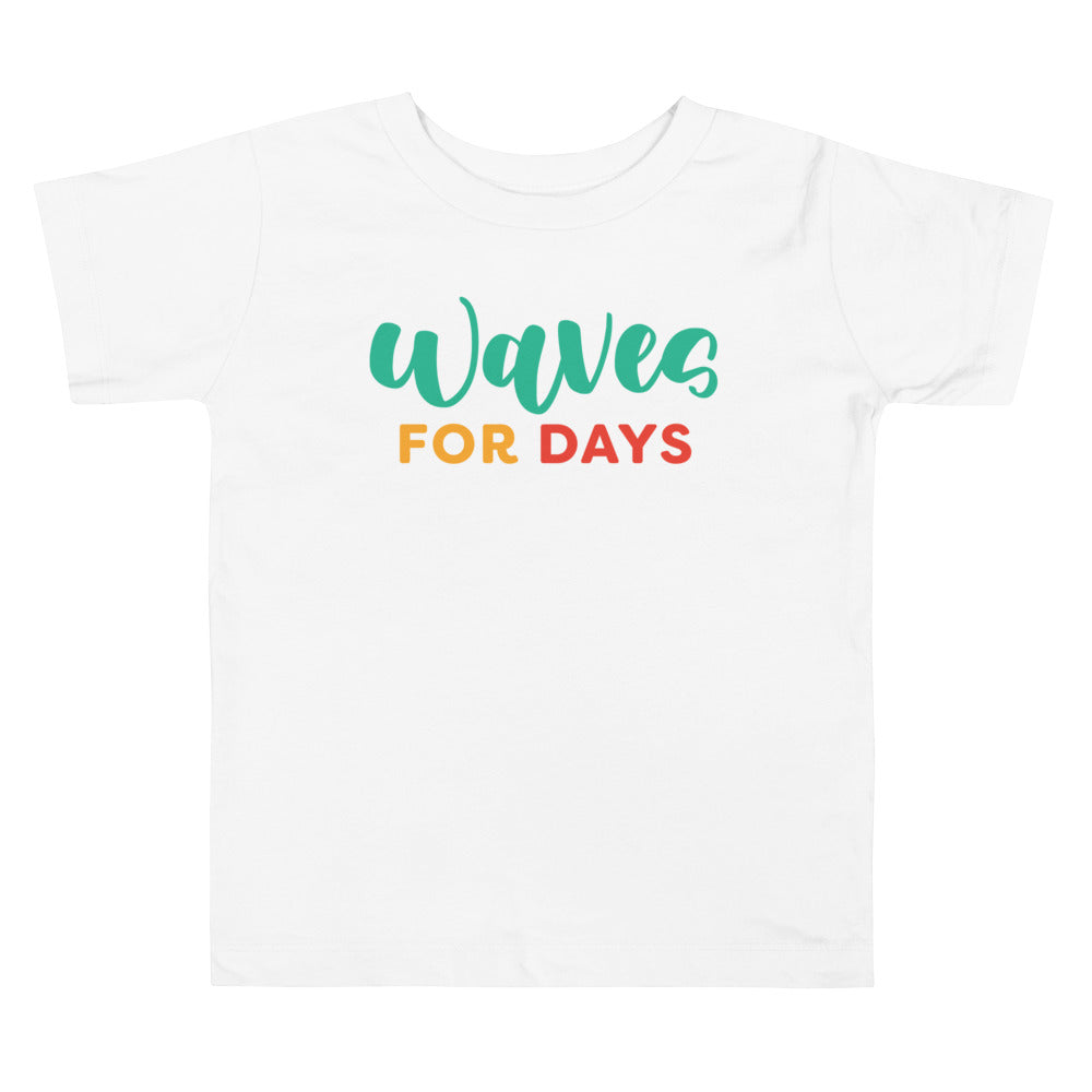 Waves For Days Toddler Tee image 3