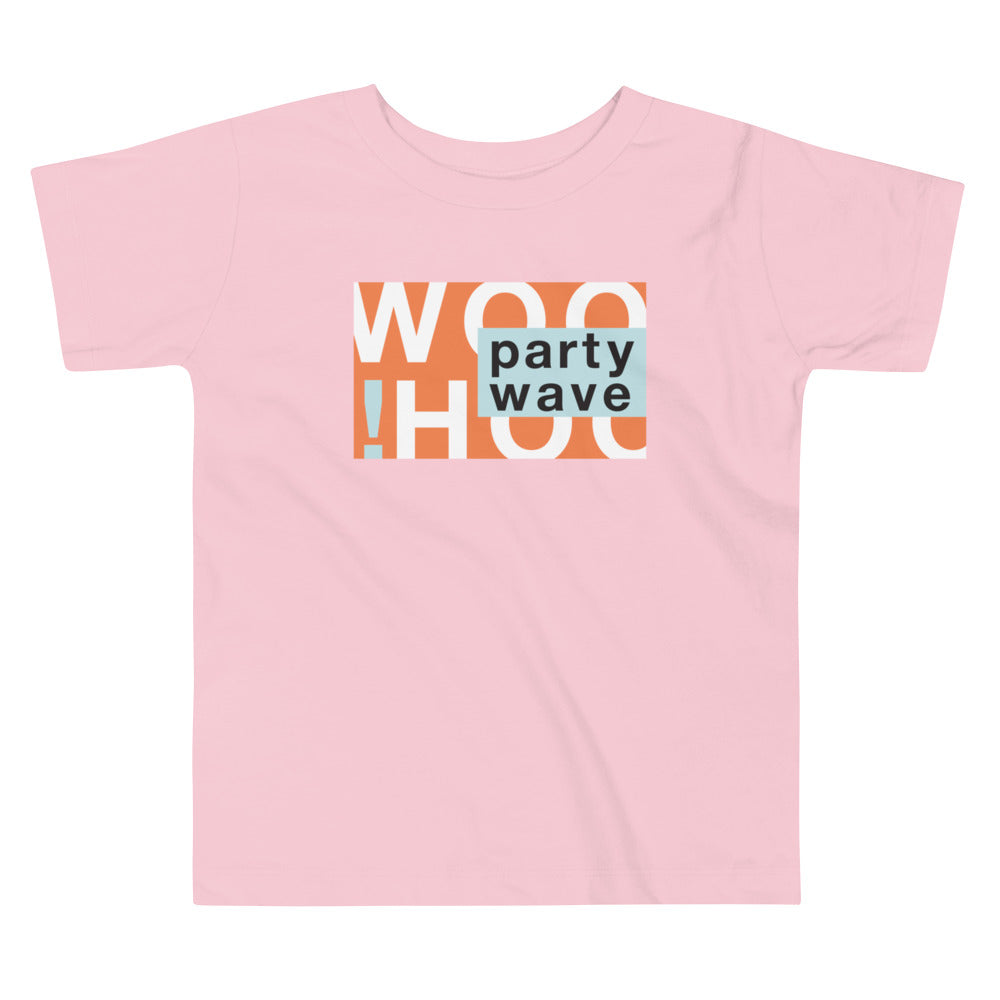 Woohoo! Party Wave Toddler Tee image 3