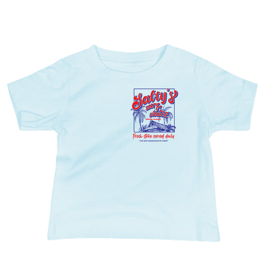 Salty's Surf Shack - Baby Tee image 1