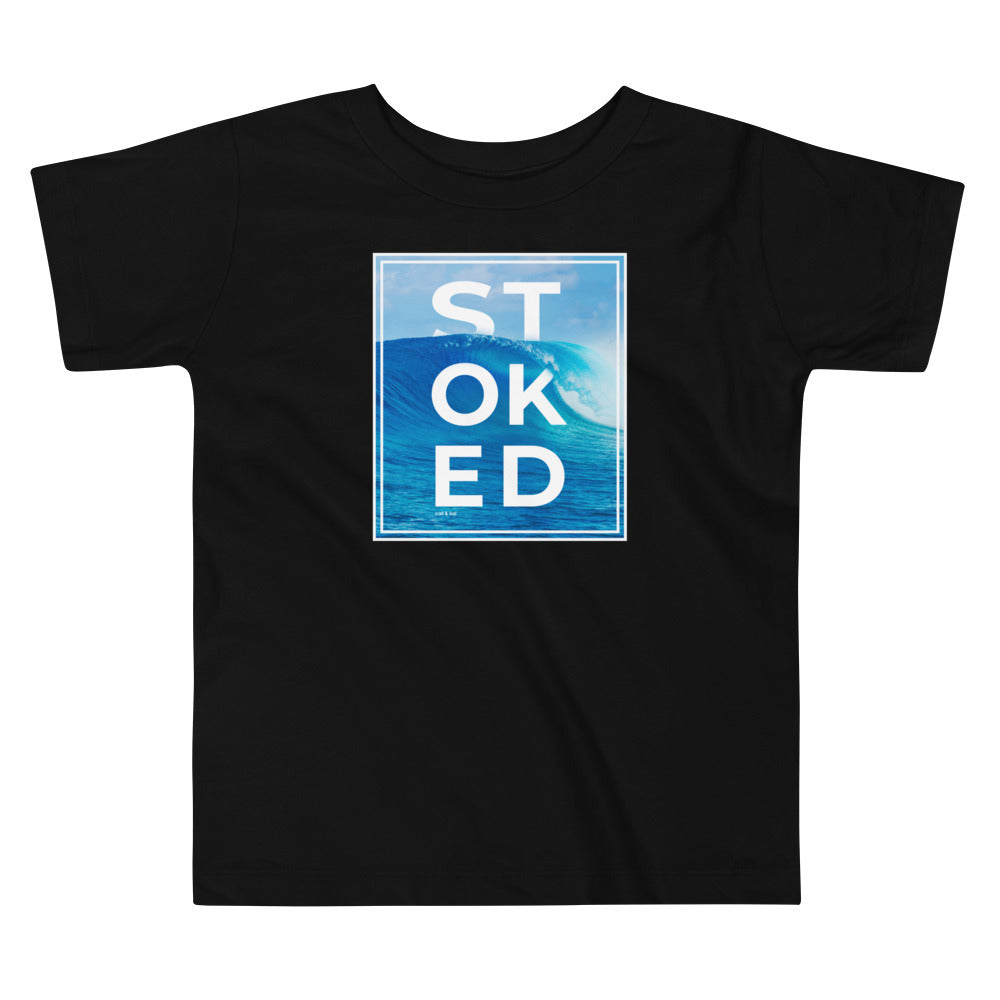 Stoked Wave Toddler Tee image 1
