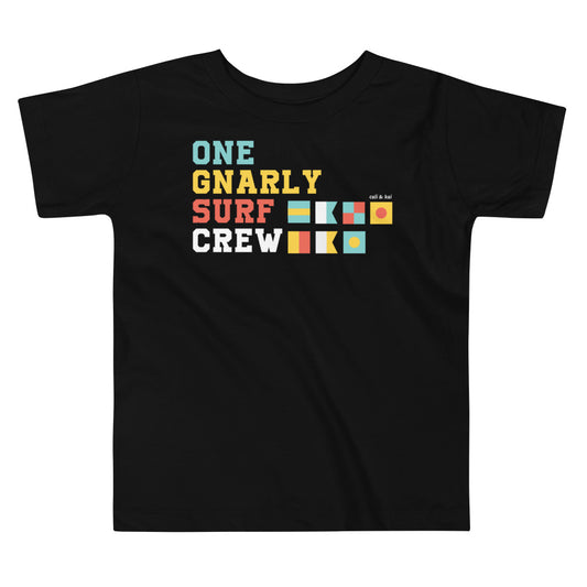 One Gnarly Surf Crew 2.0 - Toddler Tee image 1