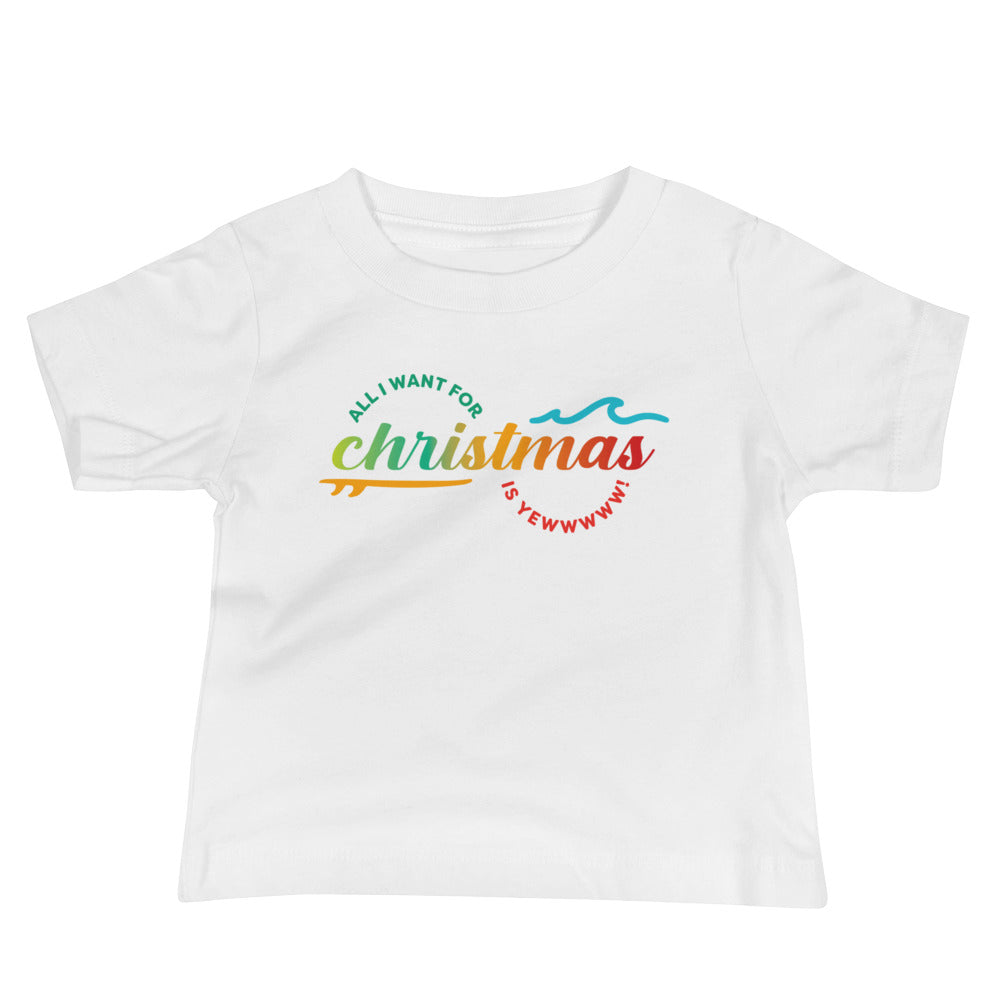 Yewww Christmas Baby Tee image 0