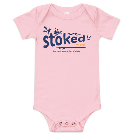 Stay Stoked Bodysuit - Navy image 1