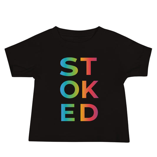 STOKED Rainbow Baby Tee image 1