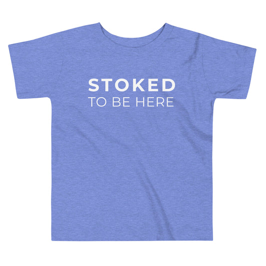 Stoked To Be Here - Toddler Tee image 1