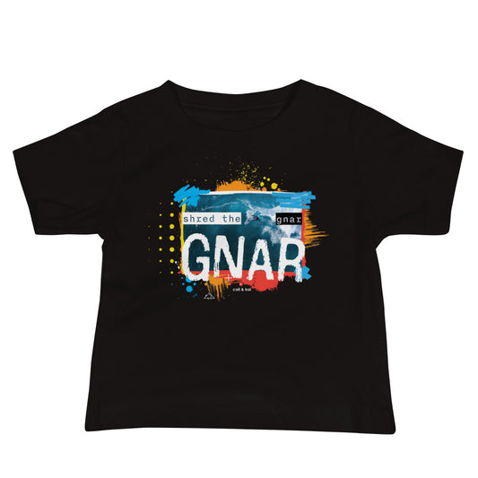 Shred The Gnar Baby Tee image 1
