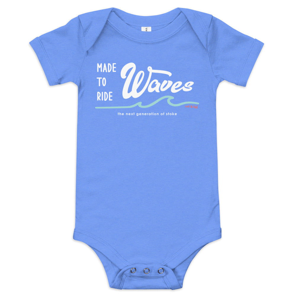 Made To Ride Waves Bodysuit - White image 1
