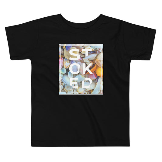 STOKED Shells - Toddler Tee image 1