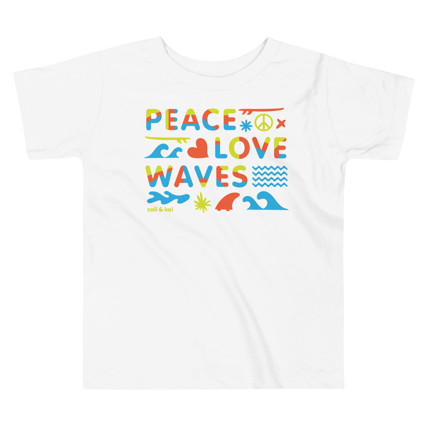 Peace Love Waves Toddler Tee