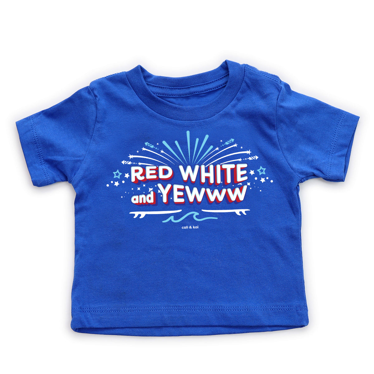 Red White & Yewww Sparkler - Baby Tee image 0
