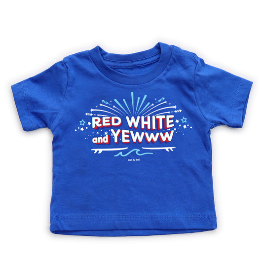 Red White & Yewww Sparkler - Baby Tee image 0