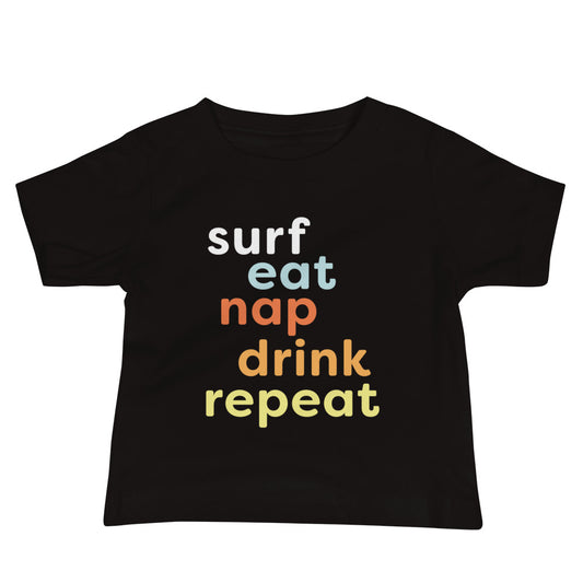Surf Repeat Baby Tee  image 0