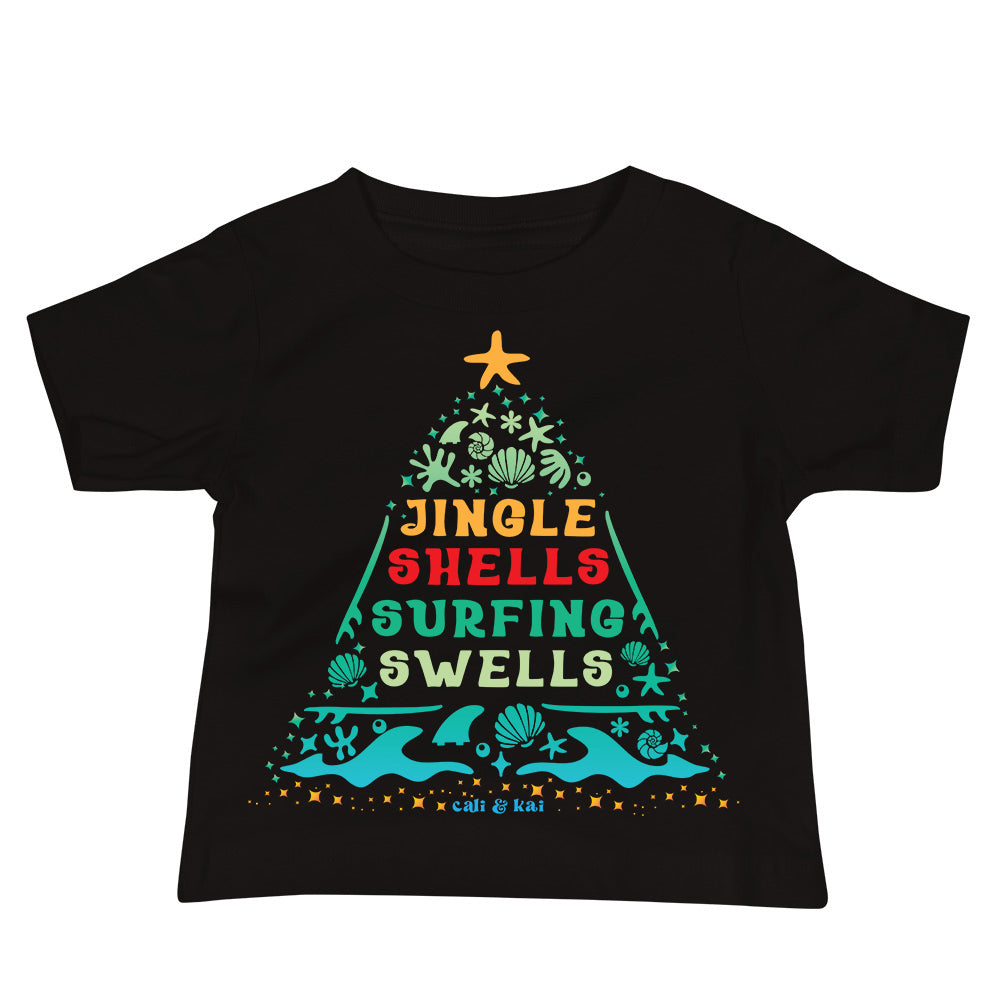 Jingle Shells Surfing Swells - Baby Tee image 1
