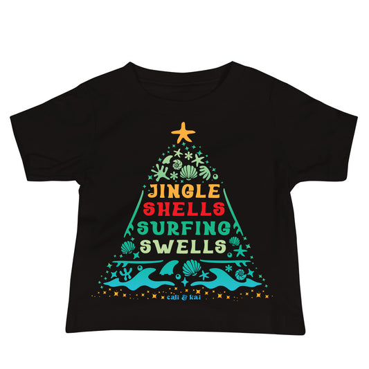 Jingle Shells Surfing Swells - Baby Tee image 1