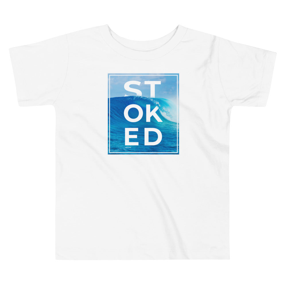 Stoked Wave Toddler Tee image 0