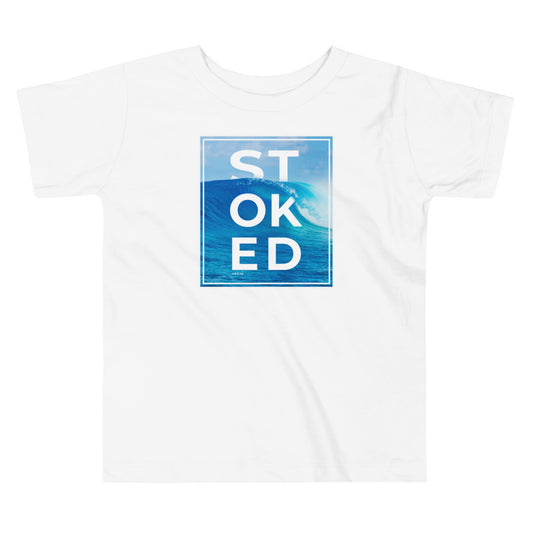 Stoked Wave Toddler Tee image 0