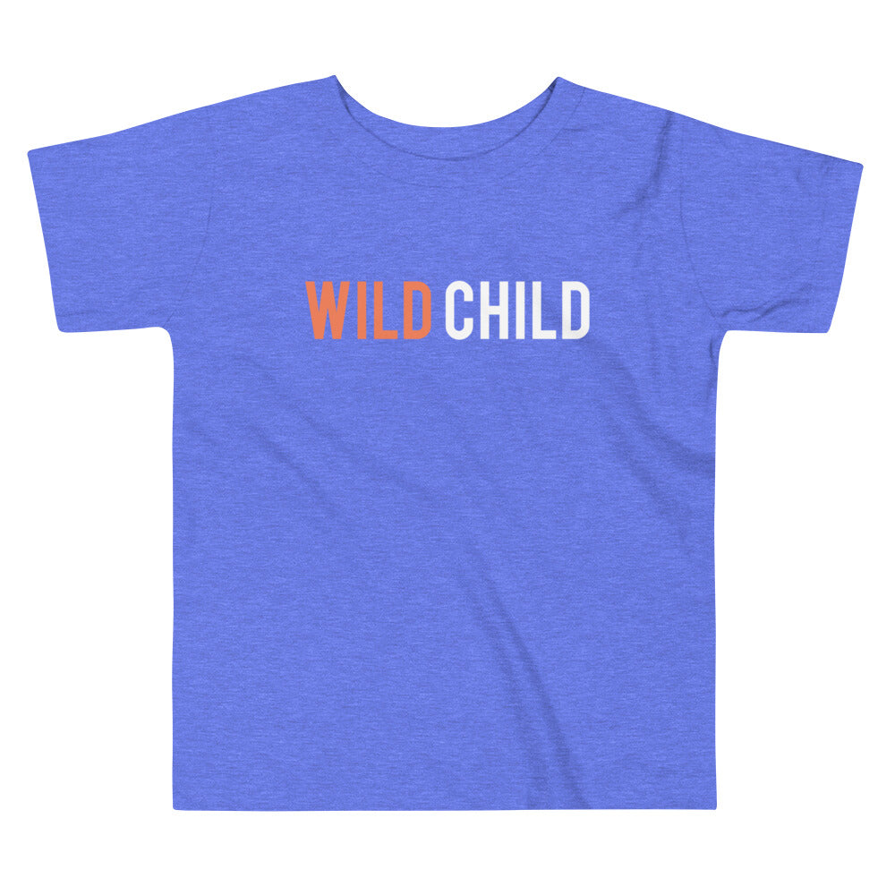 Wild Child Red Text Toddler Tee image 1