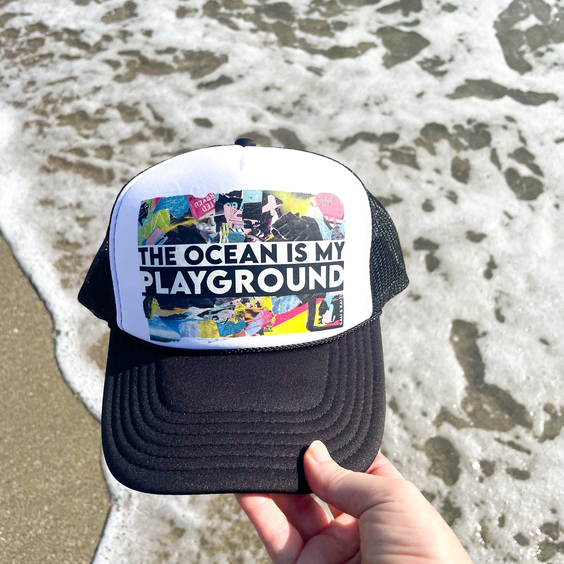 Ocean Is My Playground - Foam Trucker - Kids & Adult image 0