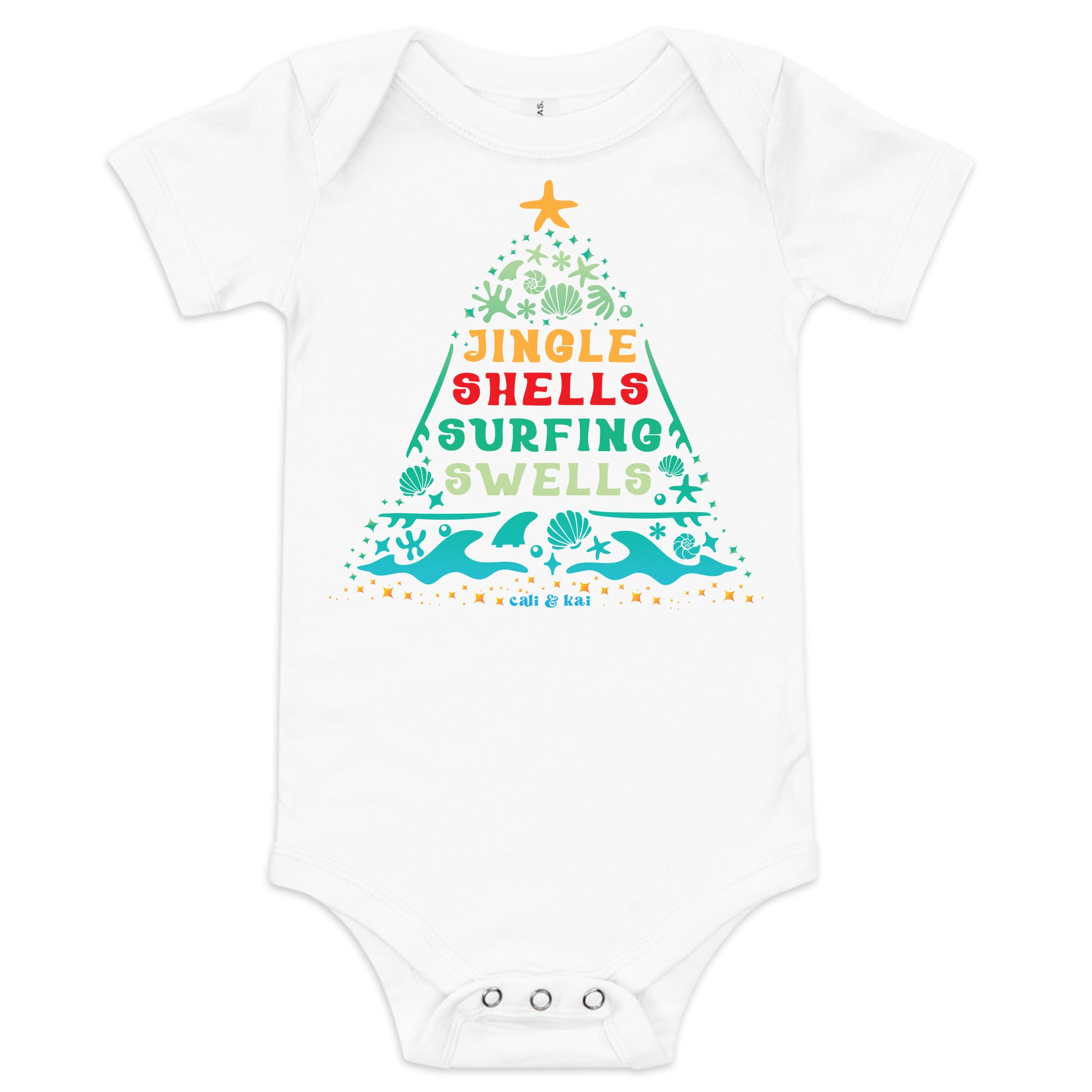 Jingle Shells Surfing Swells - Bodysuit image 1