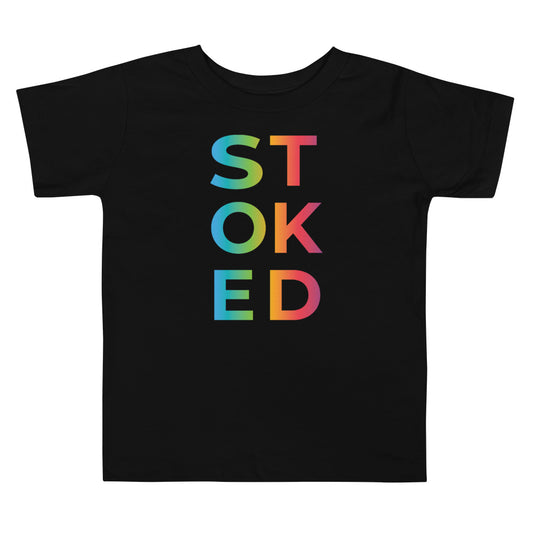 STOKED Rainbow Toddler Tee image 1