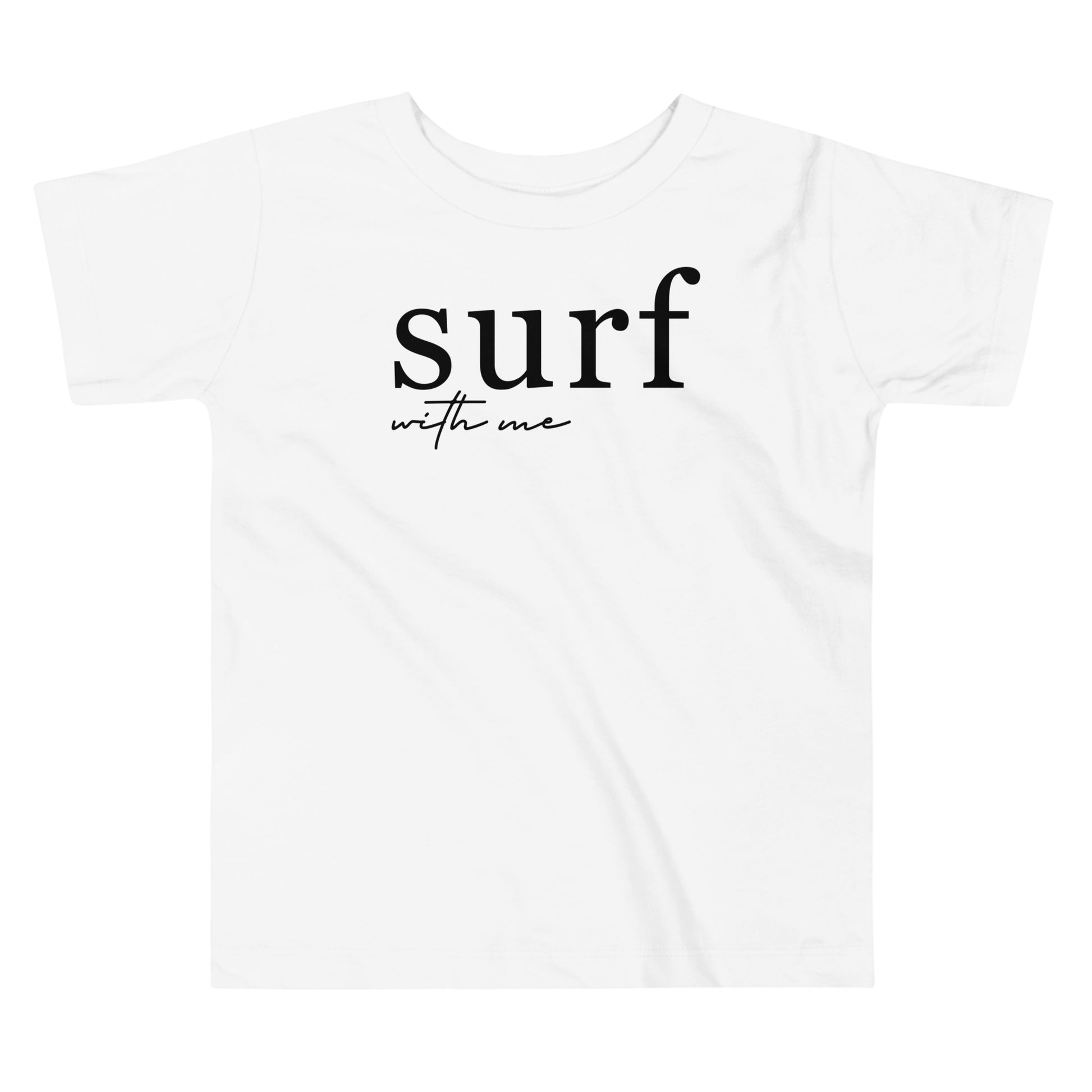 Surf With Me Script - Toddler Tee image 3