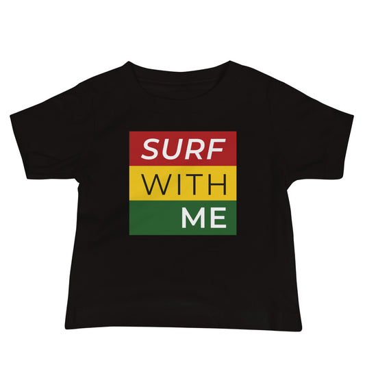 Surf With Me Reggae - Baby Tee image 1
