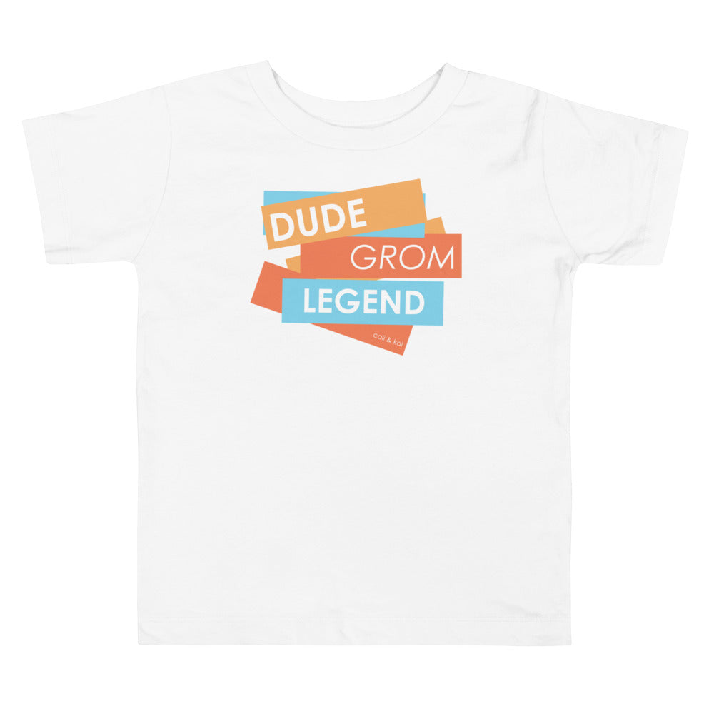 Dude Grom Legend Toddler Tee image 2