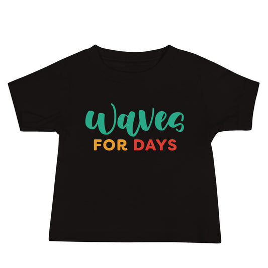Waves For Days Baby Tee image 1