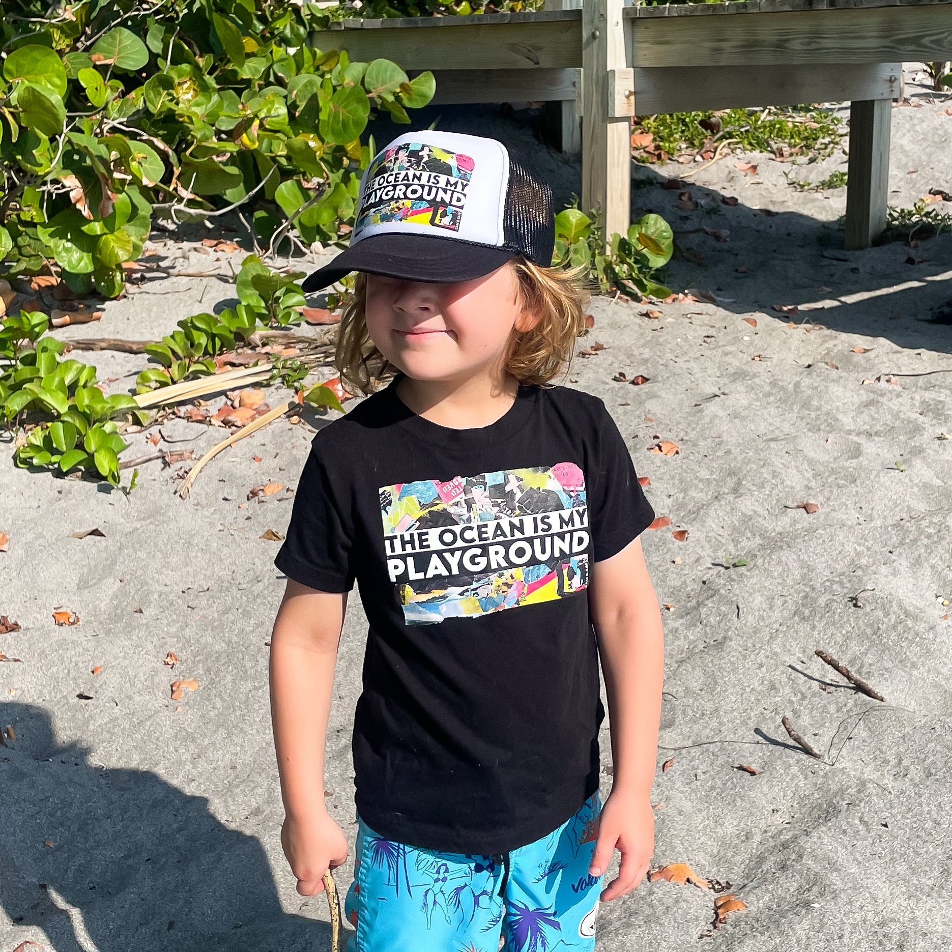 Ocean Is My Playground - Foam Trucker - Kids & Adult image 3