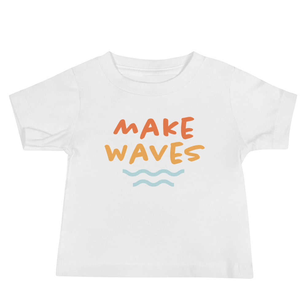 Make Waves Baby Tee image 1
