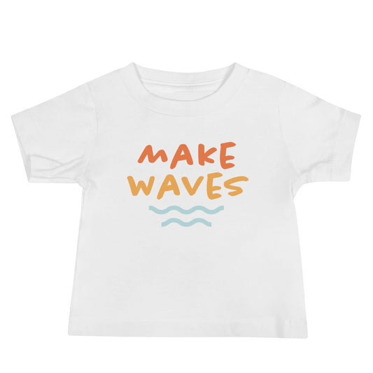 Make Waves Baby Tee image 1