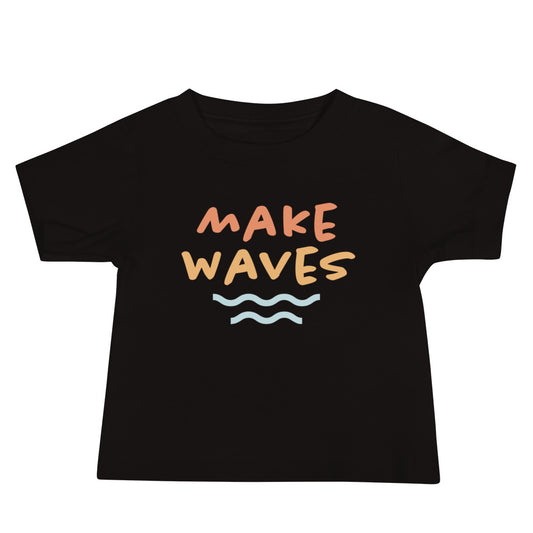 Make Waves Baby Tee image 0