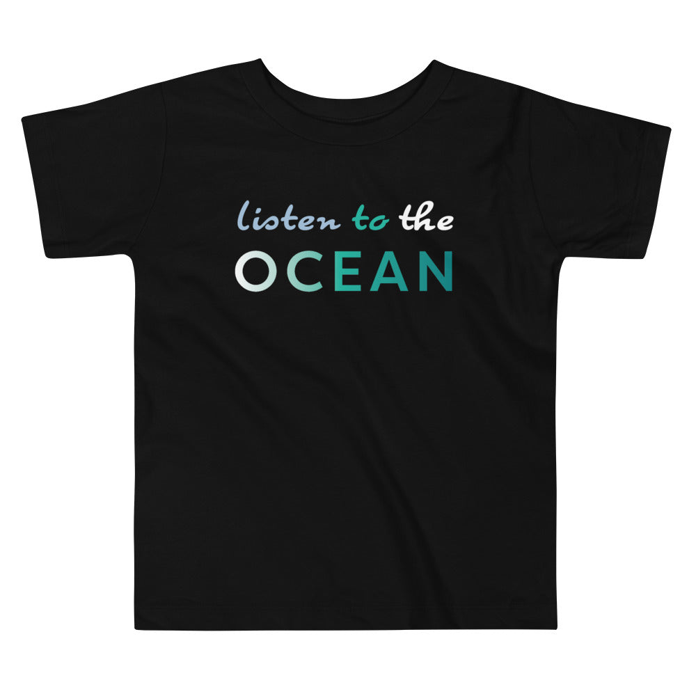 Listen To The Ocean Toddler Tee image 0