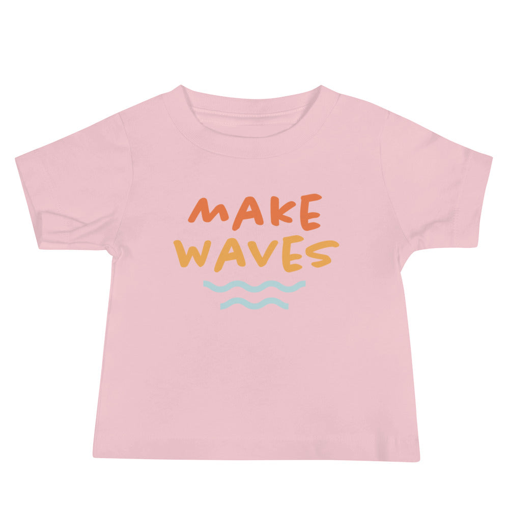 Make Waves Baby Tee image 3