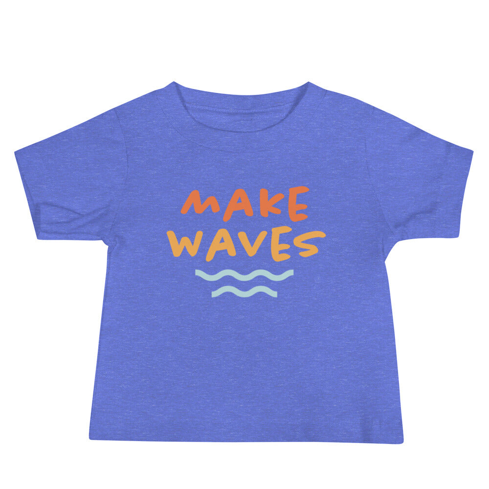 Make Waves Baby Tee image 2