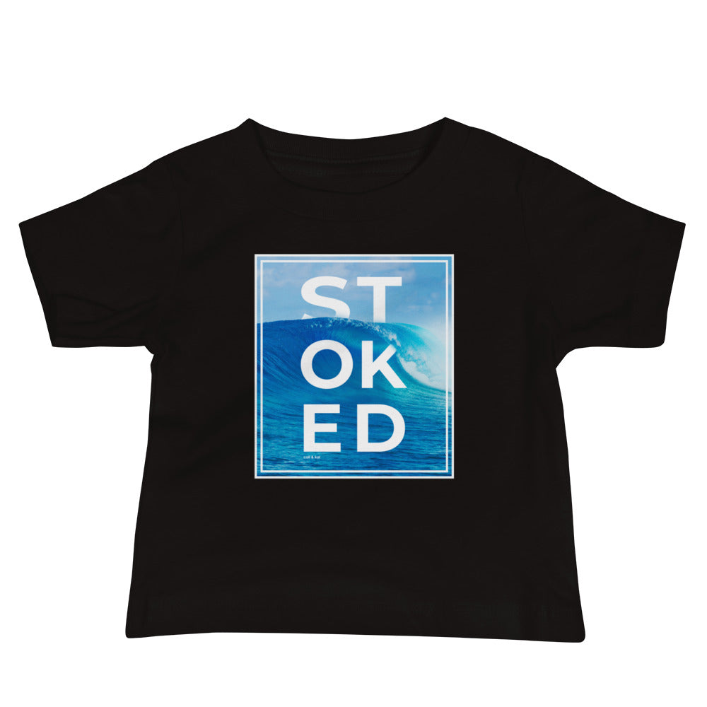 Stoked Wave Baby Tee image 0