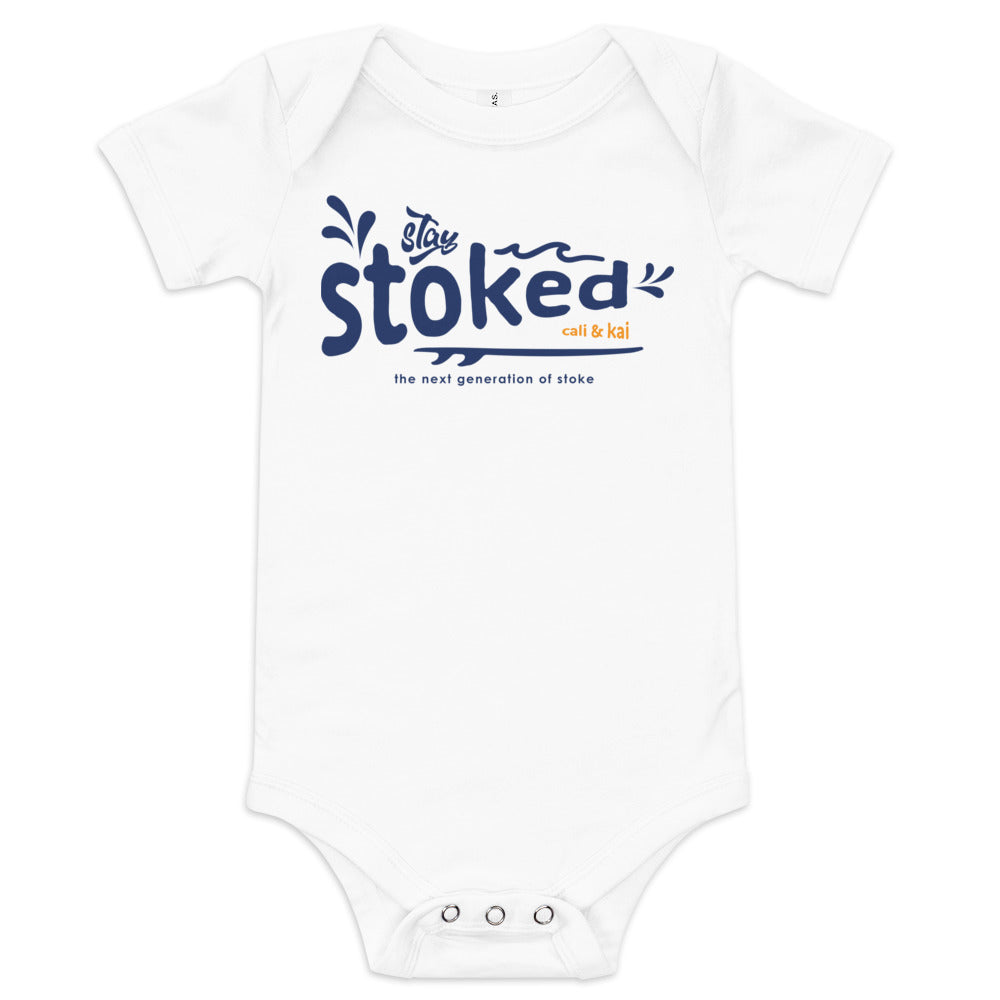 Stay Stoked Bodysuit - Navy image 0
