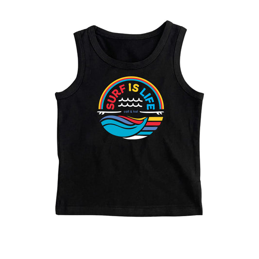 Surf Is Life - Tank Top_Color Text image 0