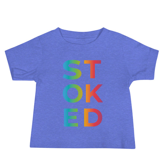 STOKED Rainbow Baby Tee image 0