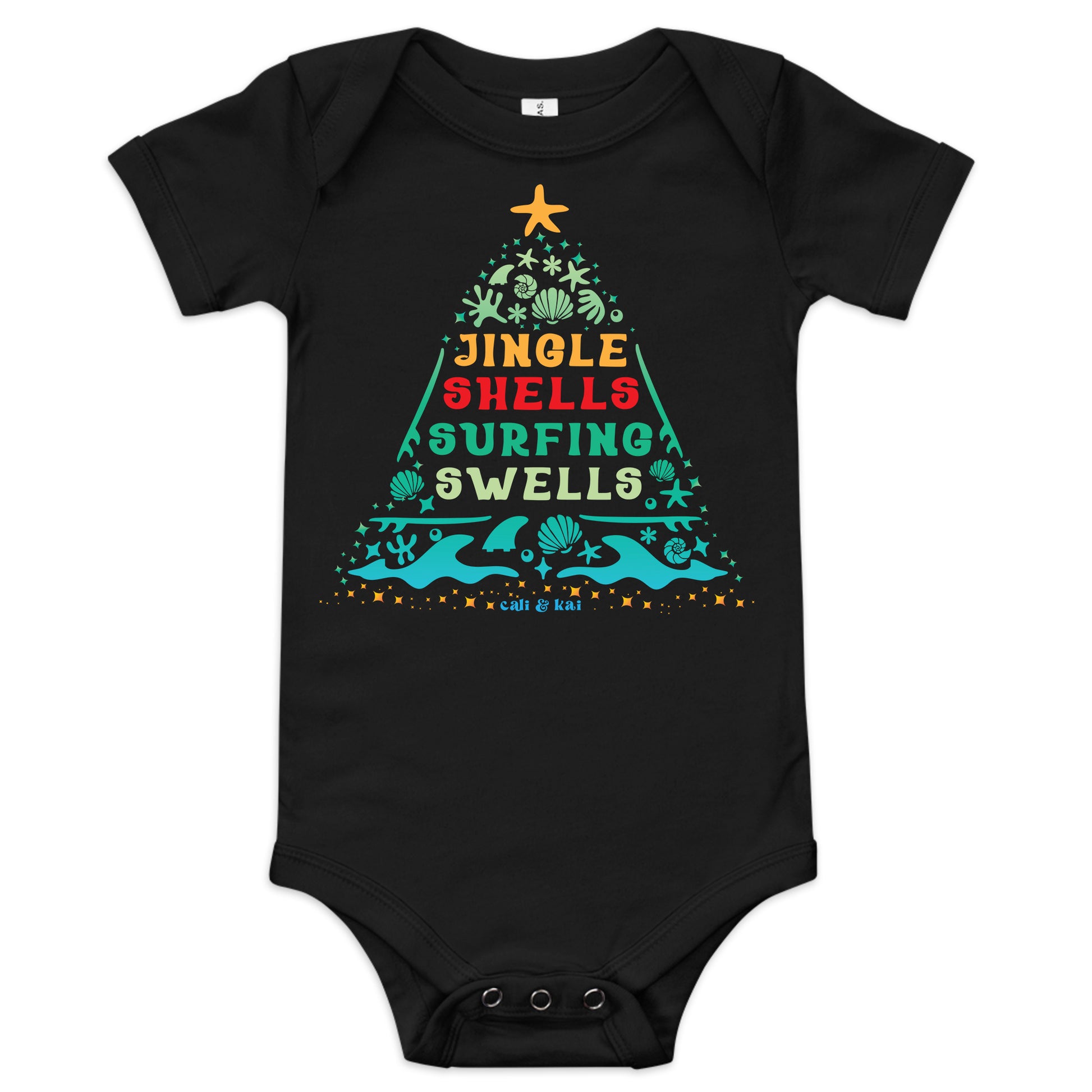 Jingle Shells Surfing Swells - Bodysuit image 0