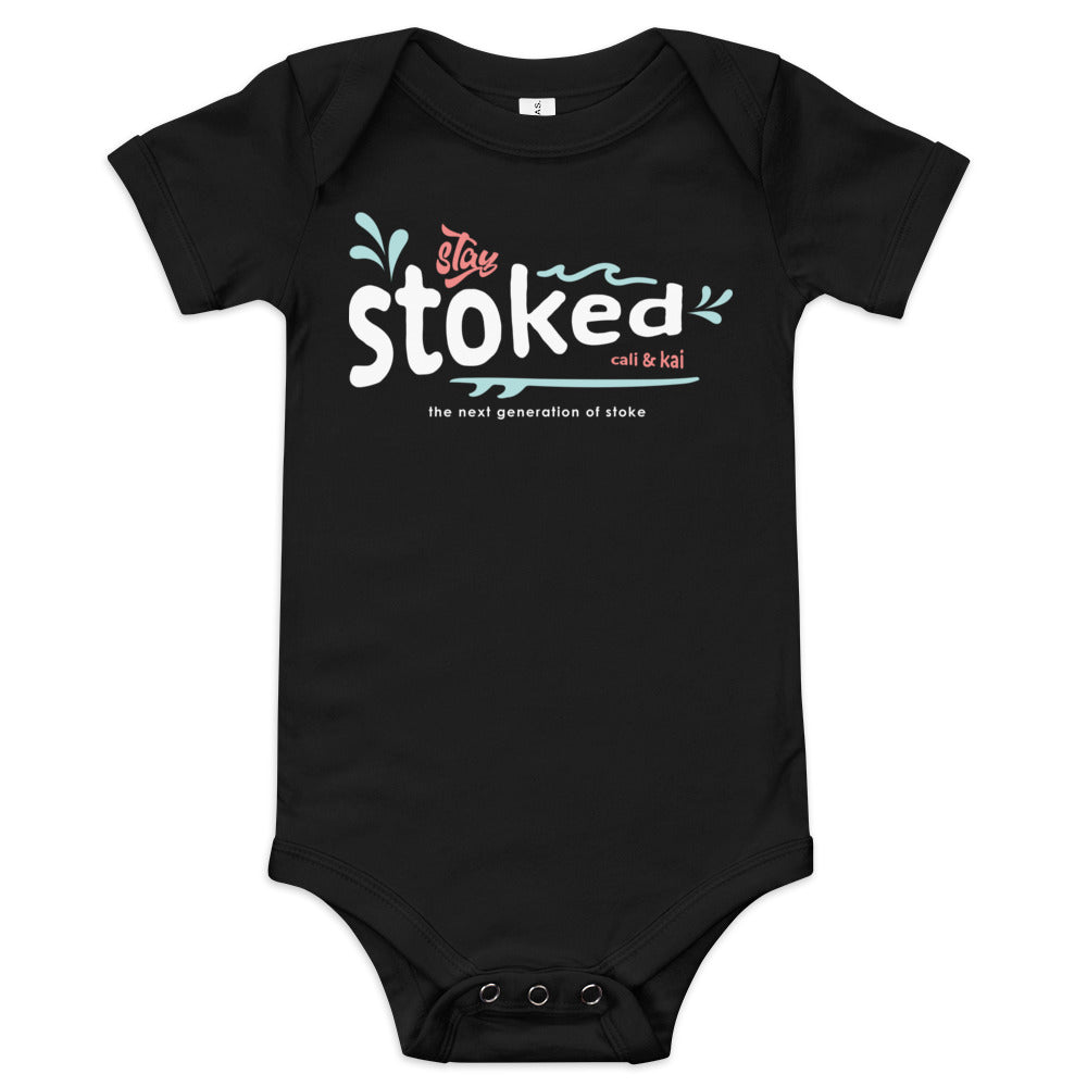 Stay Stoked Bodysuit - White image 0
