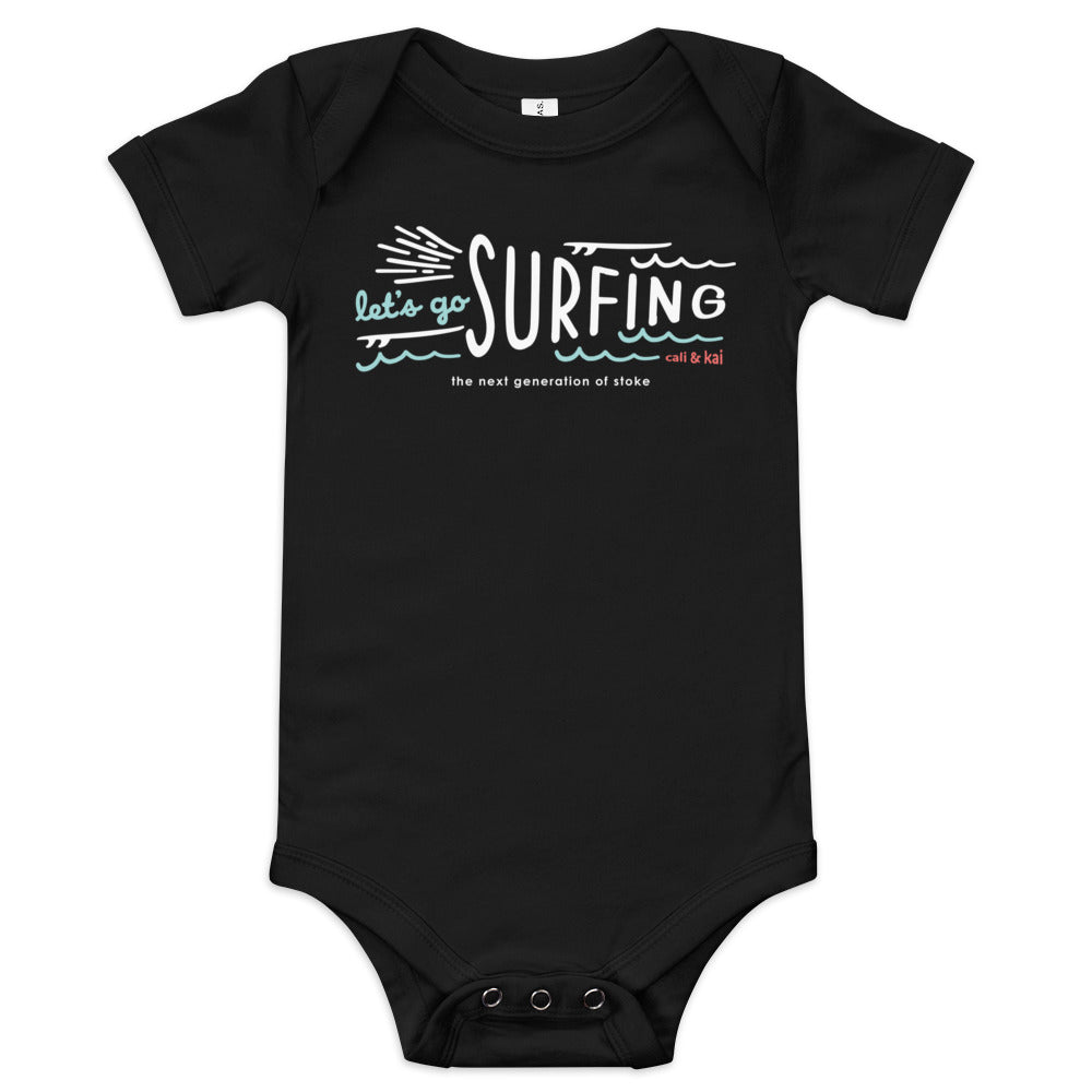 Let's Go Surfing Bodysuit - White image 0