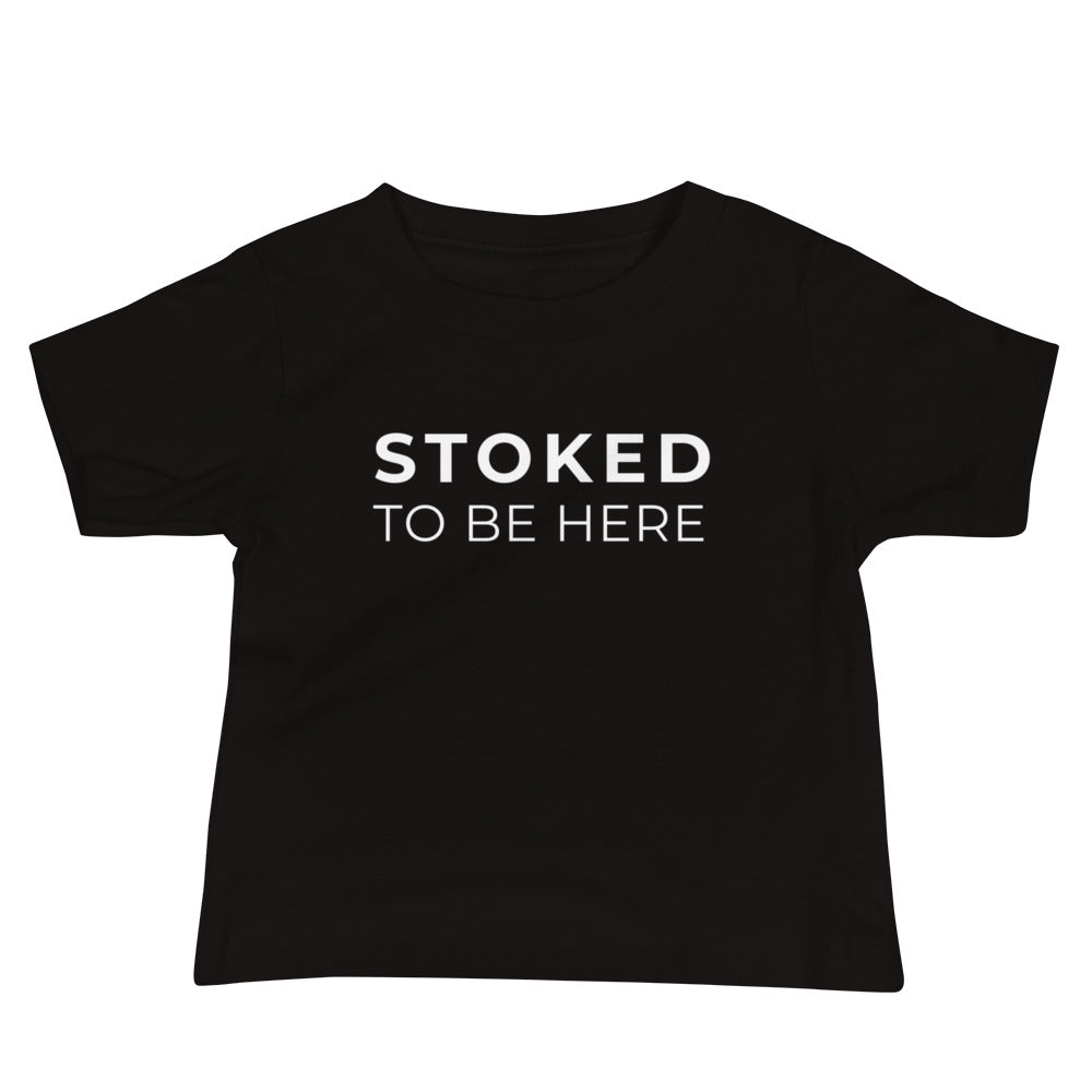 Stoked To Be Here - Baby Tee image 0