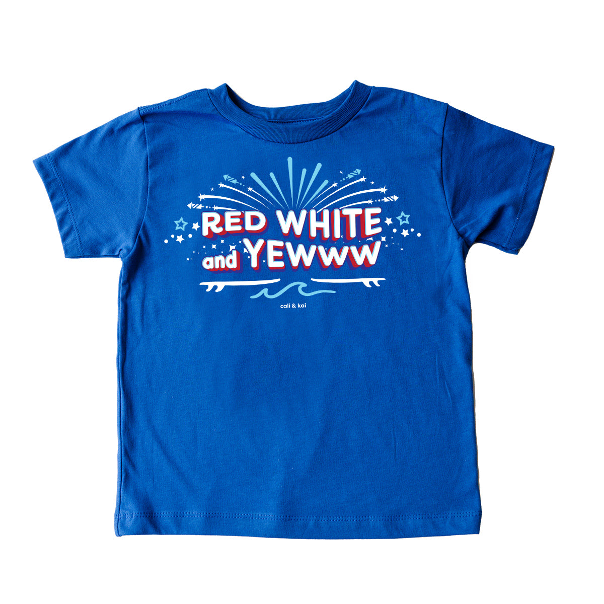 Red White & Yewww Sparkler - Toddler Tee image 0