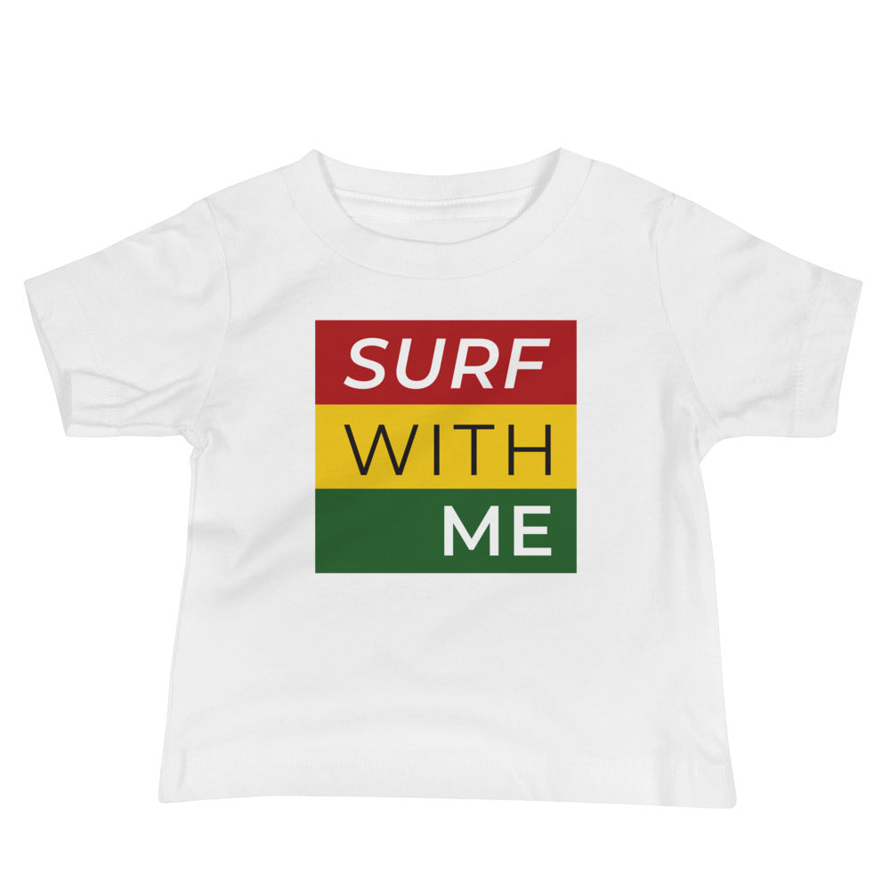 Surf With Me Reggae - Baby Tee image 0