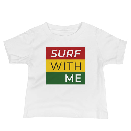 Surf With Me Reggae - Baby Tee image 0