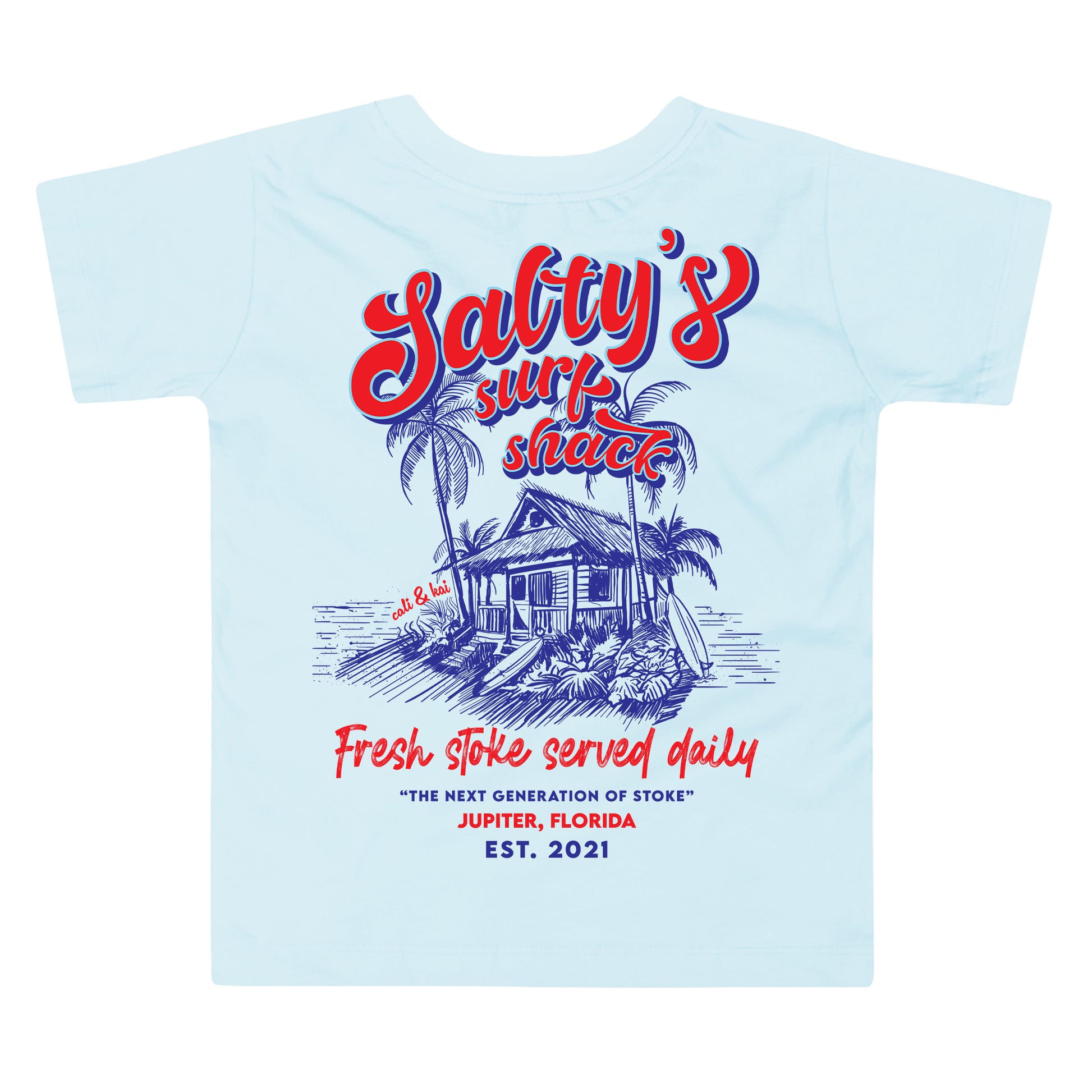 Salty's Surf Shack - Toddler Tee image 2